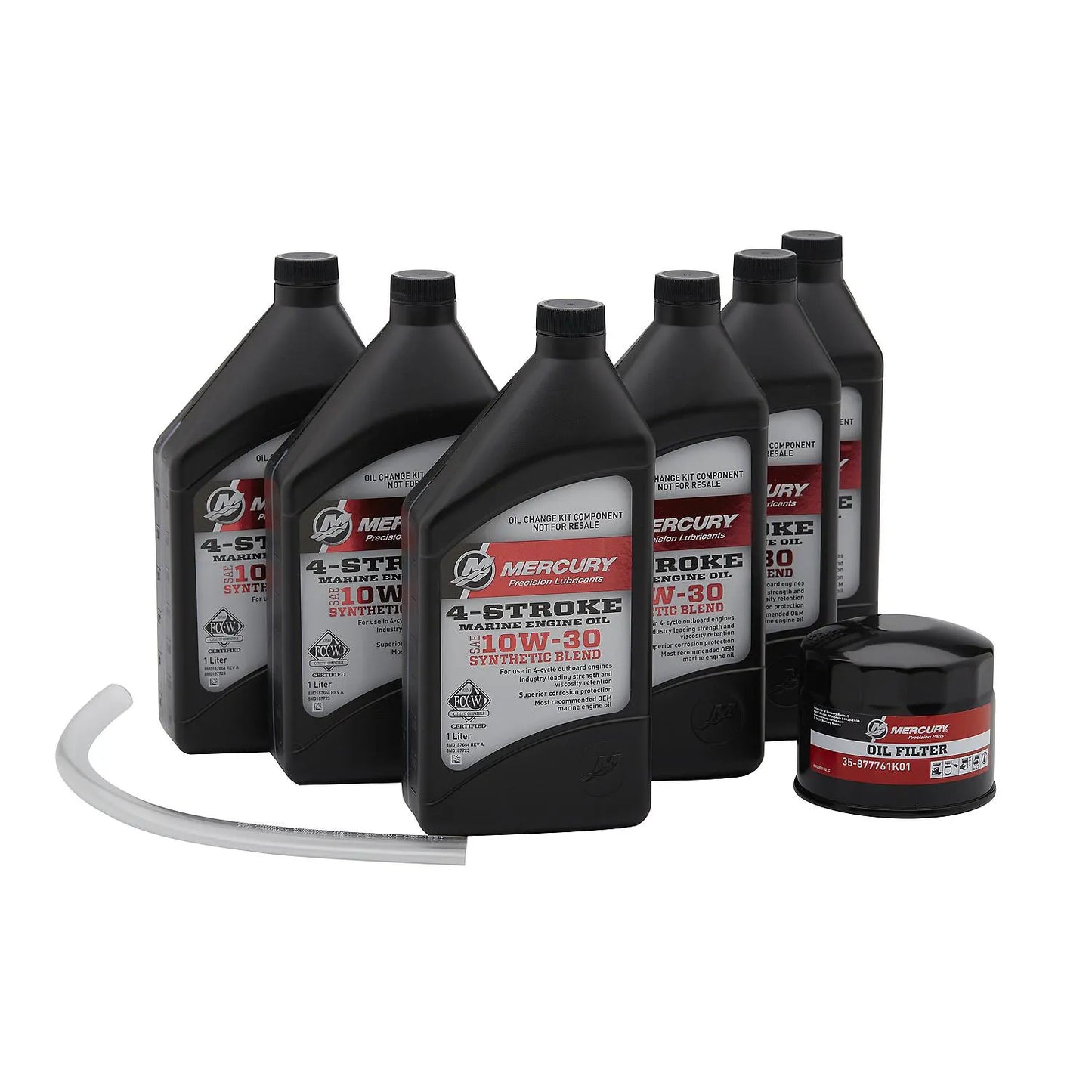 Mercury 8M0188357 10W-30 4-Stroke Outboard Oil Change Kit for Mercury and Mariner 150hp Outboards
