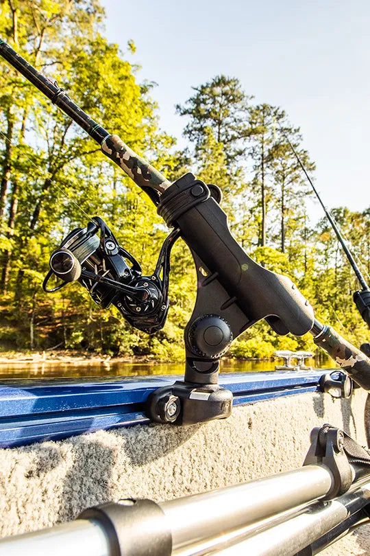Crestliner Boat RailBlaza Rod Holder II with SidePort Tracloader