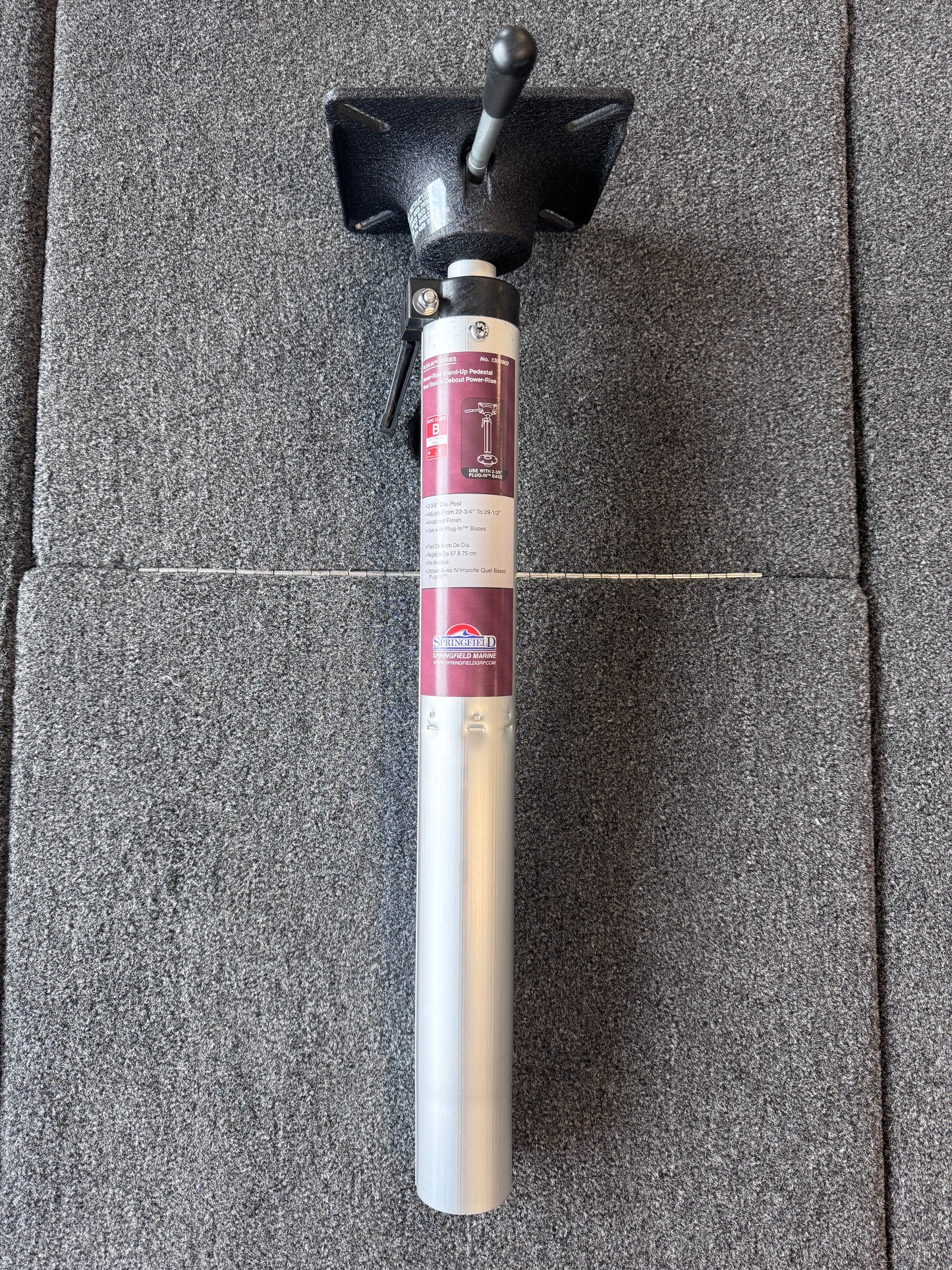Ranger Boat 600 Series Casting Seat Pedestal Springfield 22 3/4" - 29 1/2"