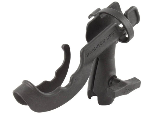 RAM ROD® Fishing Rod Holder Single Socket WITH 1.5" Quick Release Track Ball - RAP-340NB