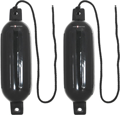 Black 2 Pack - BoatTector Fenders (Boat Bumpers)