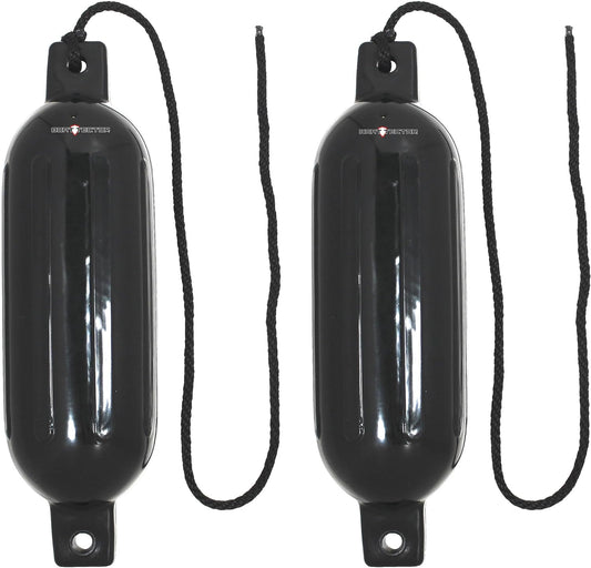 Black 2 Pack - BoatTector Fenders (Boat Bumpers)